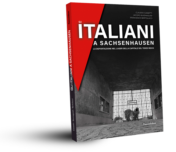 Copertina del libro gli italiani a Sachsenhausen.
