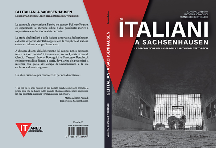 Immagine del libro sulla deportazione italiana nel campo di concentramento di Berlino.